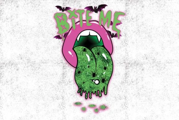 BITE ME Halloween Sublimation: Bold Graphics for Your Spooky Projects