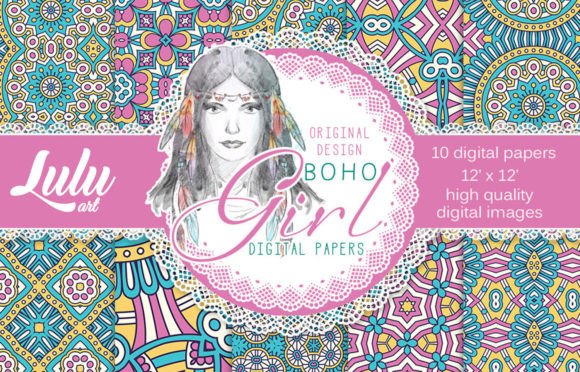 Boho Girl 10 Patterns + Freebie: A Creative Toolkit for Modern Makers