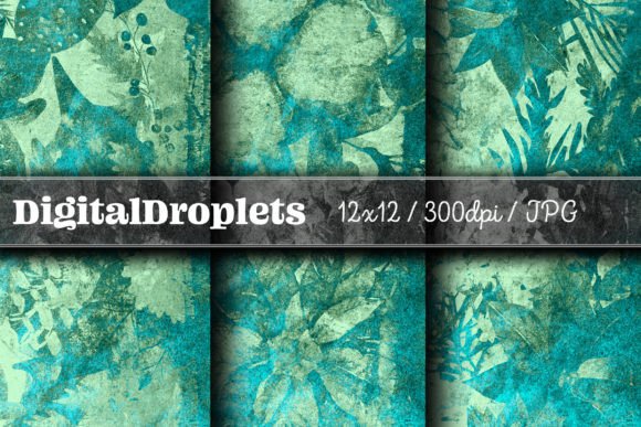 Burnt Flowers | FREEBIE: A Vintage Paper Set for Your Projects