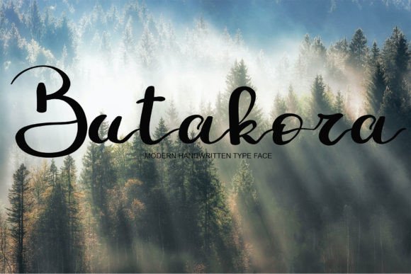 Butakora: The Handwritten Font That Keeps Your Brand Real