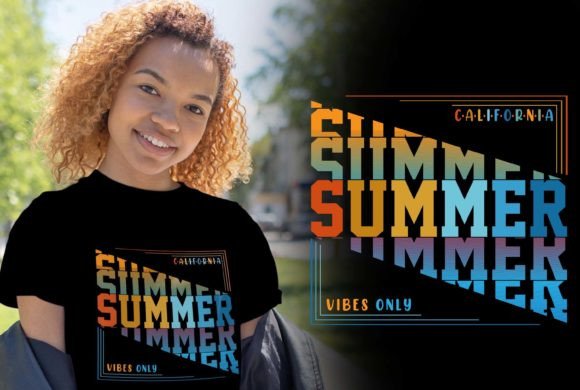 Capture the Golden Coast: California Summer Vibes T-Shirt Design