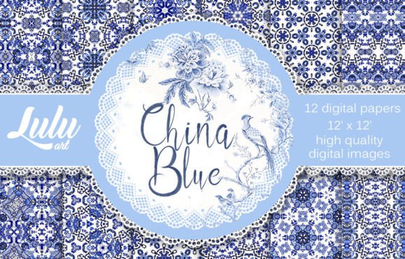 China Blue Patterns + Freebie: Elevate Your Projects