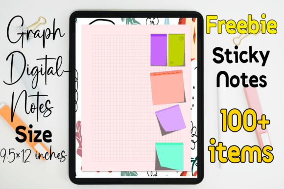 Digital Graph Notes & Freebie Sticky: A Designer’s Review