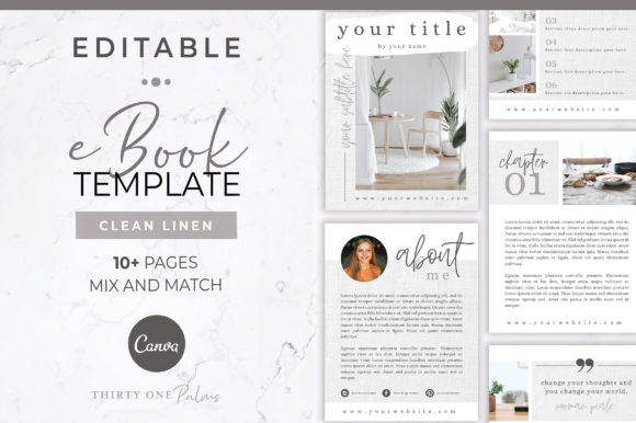 EBook Template for Canva | Linen: Design a Freebie That Converts