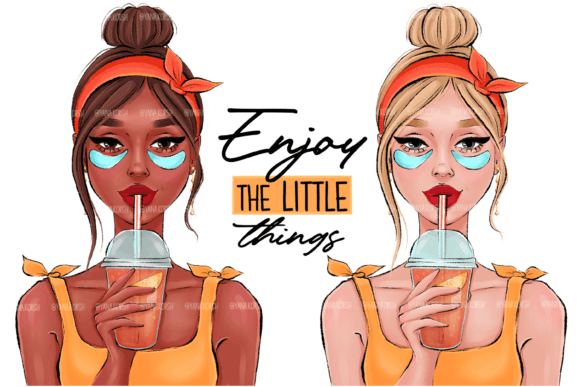 Embrace Summer Style with Fashion Girl Clipart and Png Art