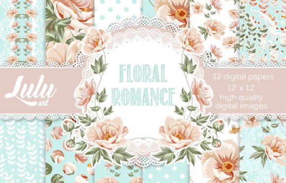 Floral Romance Papers: Your Digital Toolkit for Elegant Design