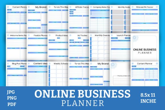 Organizing Your Digital Empire with the Online Business Planner-KDP Interiors