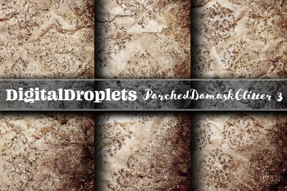 Parched Damask Glitter | FREEBIE: Elevate Your Projects
