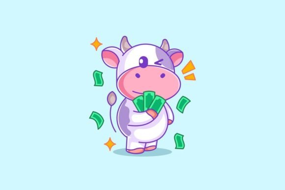 Unleash Playful Charm: The A Cute Cow Has a Lot of Money Typeface