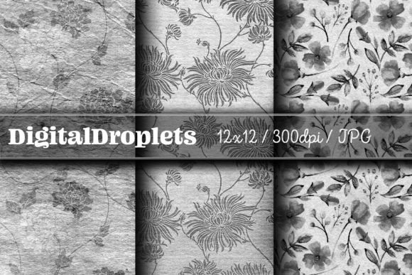 Vintage Flowered Vol. 2: Free Papers for Your Projects